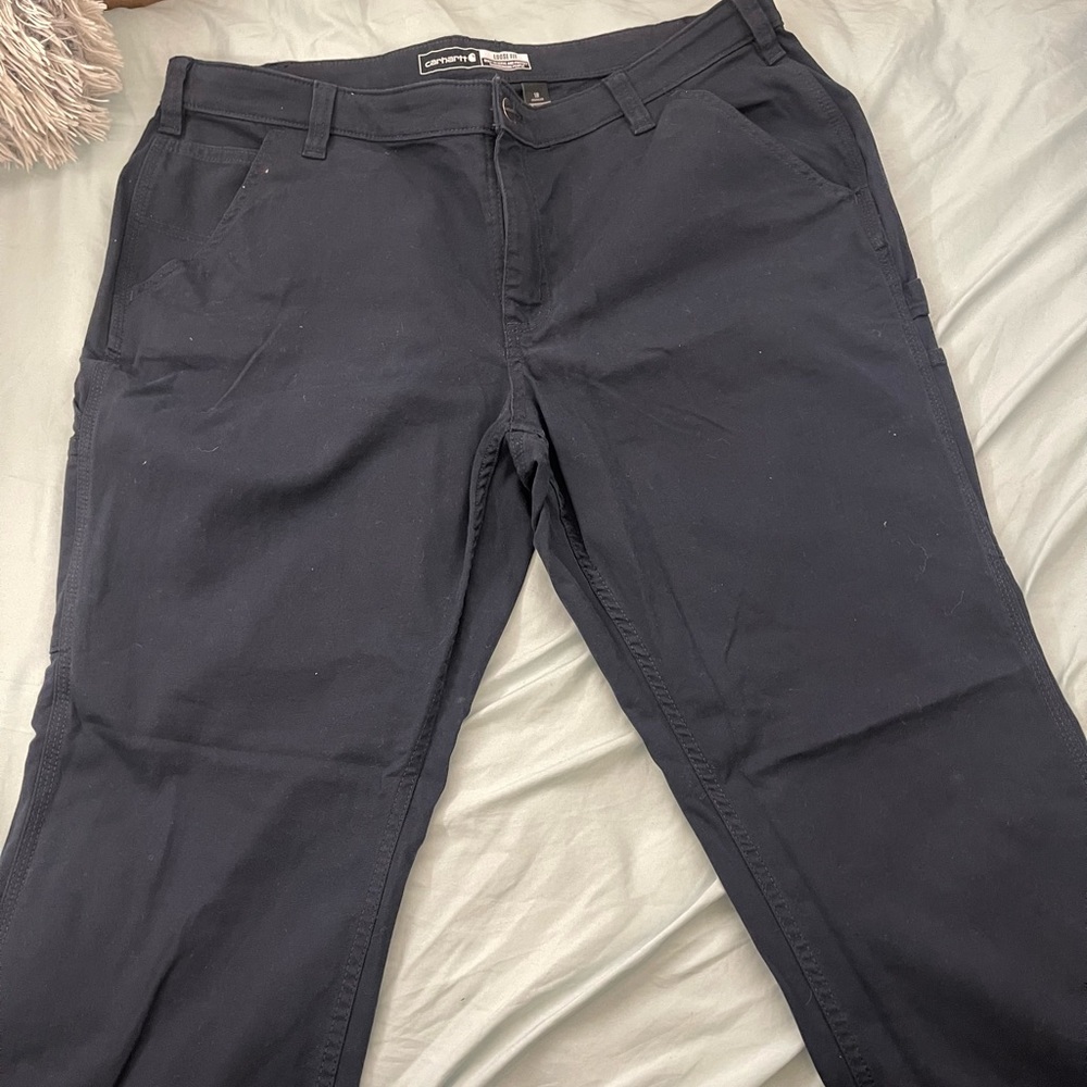 Carhartt Women's Rugged Flex Loose Fit Canvas Work Pant